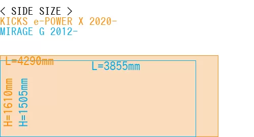 #KICKS e-POWER X 2020- + MIRAGE G 2012-